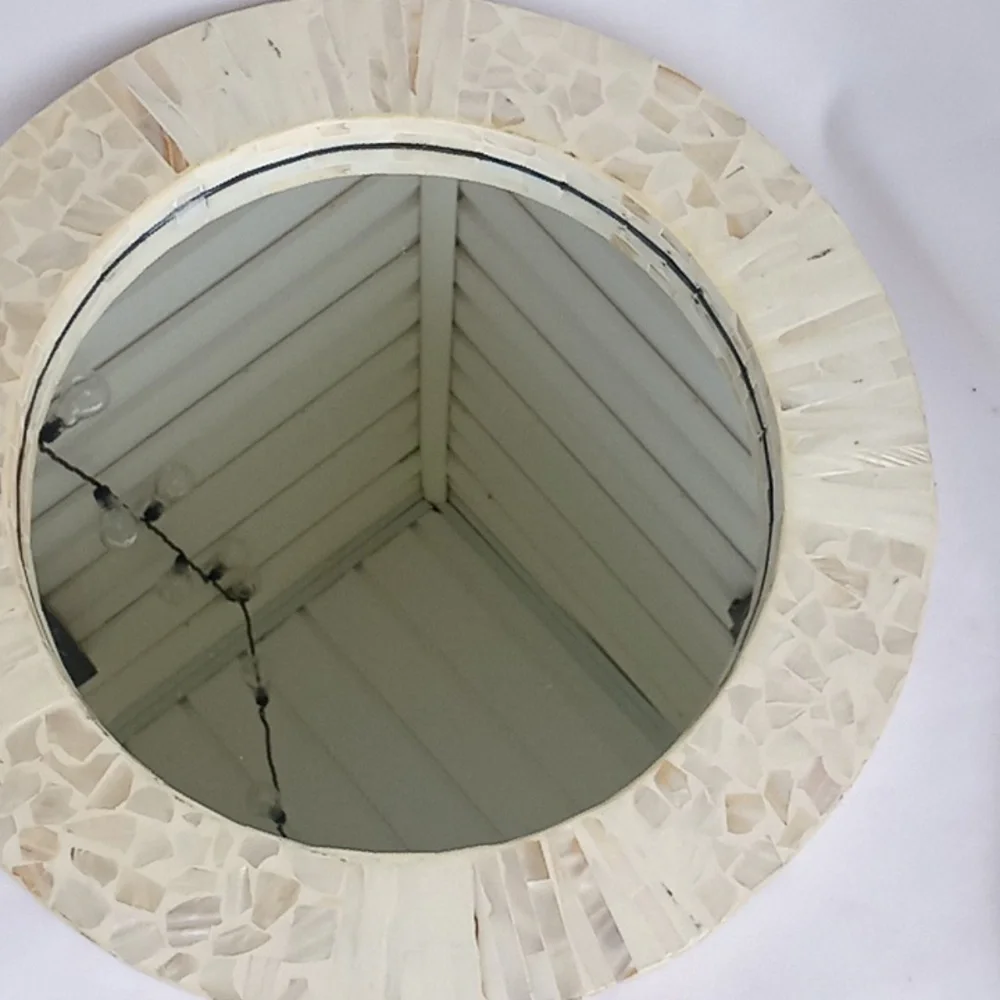 Capiz Shell Mirror - Picture 3 of 7